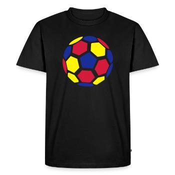 Colombia ball - Men's Premium Organic T-Shirt - black - Front - Nico (187cm)