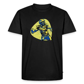 Vainqueur du quarterback du héros du football américain - T-shirt Premium bio Homme - noir - Devant - Nico (187cm)