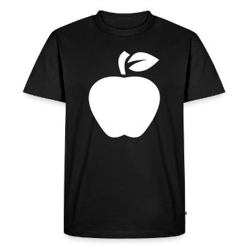 Une délicieuse pomme - T-shirt Premium bio Homme - noir - Devant - Nico (187cm)