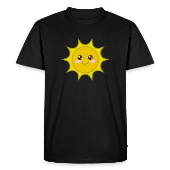 Sun, cute cute sun, sun, cool baby shirt - Men's Premium Organic T-Shirt - black - Front - Nico (187cm)