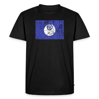 Préfecture d'Ibaraki Japon Japon flag - T-shirt Premium bio Homme - noir - Devant - Nico (187cm)