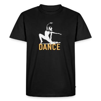 Danse moderne Danse Ballet - T-shirt Premium bio Homme - noir - Devant - Nico (187cm)