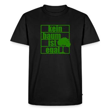 Pas d’arbre Est Peu importe le changement climatique Changement climatique Forêt - T-shirt Premium bio Homme - noir - Devant - Nico (187cm)