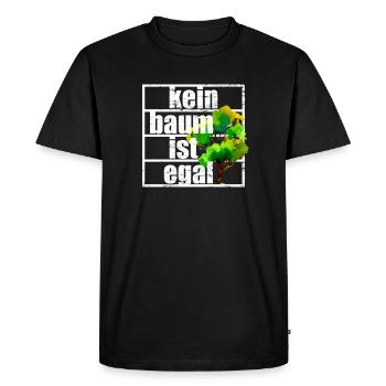 Pas d’arbre Est Peu importe le changement climatique Changement climatique Forêt - T-shirt Premium bio Homme - noir - Devant - Nico (187cm)