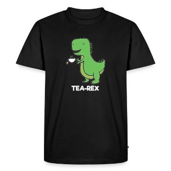 Dinosaures - TEAREX - T-shirt Premium bio Homme - noir - Devant - Nico (187cm)