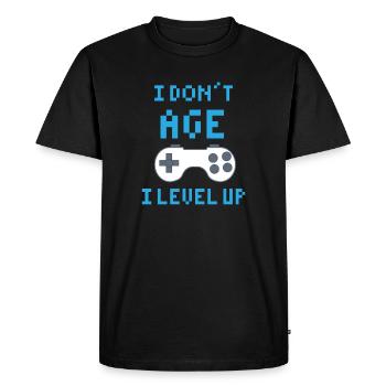 Gaming - T-shirt Premium bio Homme - noir - Devant - Nico (187cm)