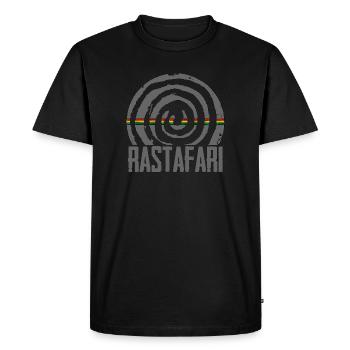 Reggae Rastafari - Men's Premium Organic T-Shirt - black - Front - Nico (187cm)