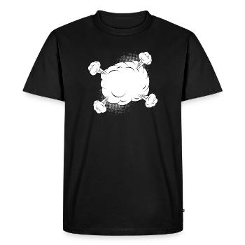 Vide nuage de combat comique pour vos propres textes et motifs - T-shirt Premium bio Homme - noir - Devant - Nico (187cm)