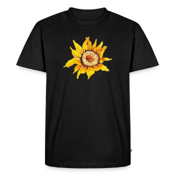 Tournesol - T-shirt Premium bio Homme - noir - Devant - Nico (187cm)