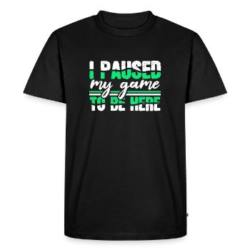Jeux vidéo - T-shirt Premium bio Homme - noir - Devant - Nico (187cm)