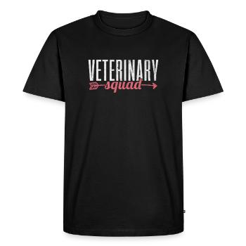 Veterinarian Assistant Veterinarian Helper - Men's Premium Organic T-Shirt - black - Front - Nico (187cm)