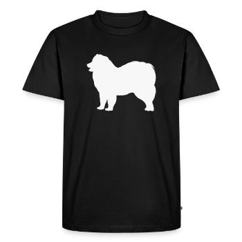 Samoyed - Men's Premium Organic T-Shirt - black - Front - Nico (187cm)