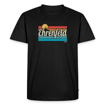Ehrenfeld Veedel Cologne Quartier Retro Vintage Surfeurs - T-shirt Premium bio Homme - noir - Devant - Nico (187cm)