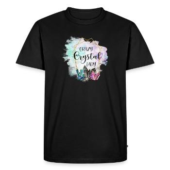 Cadeau de naturopathe Crystal Crystal Lady - T-shirt Premium bio Homme - noir - Devant - Nico (187cm)