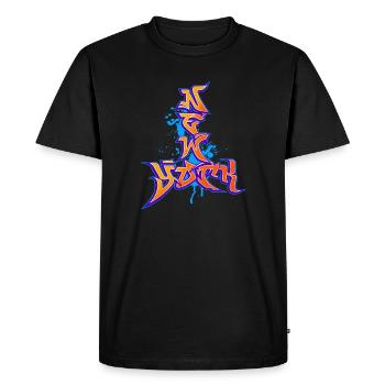 Graffiti de New York - T-shirt Premium bio Homme - noir - Devant - Nico (187cm)