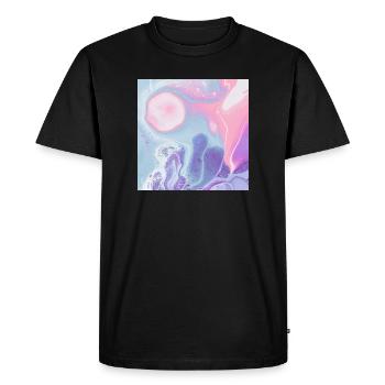 mouse pad colorful texture design - Men's Premium Organic T-Shirt - black - Front - Nico (187cm)