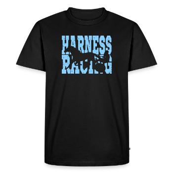 Trotting trotting race - Men's Premium Organic T-Shirt - black - Front - Nico (187cm)