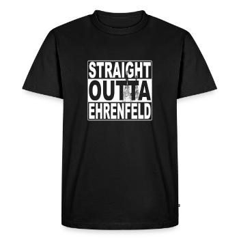 Straight Outta Ehrenfeld Cathédrale de Cologne Cologne Cologne - T-shirt Premium bio Homme - noir - Devant - Nico (187cm)