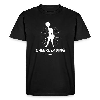 Cheerleading - T-shirt Premium bio Homme - noir - Devant - Nico (187cm)