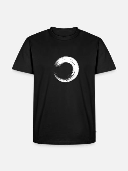 circle - Men's Premium Organic T-Shirt - black