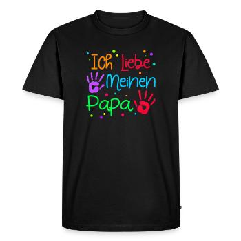 I Love Dad Favorite Dad Father's Day Best Dad - Men's Premium Organic T-Shirt - black - Front - Nico (187cm)