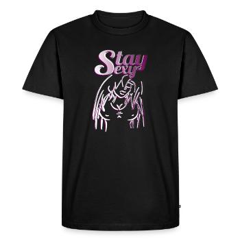 Beautiful Girl Stay Sexy - T-shirt Premium bio Homme - noir - Devant - Nico (187cm)