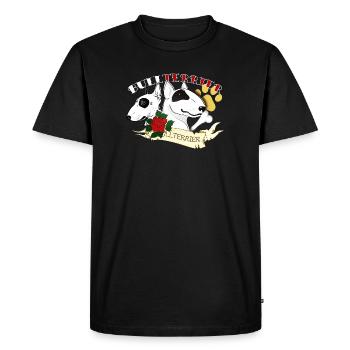 bull tatoo - Men's Premium Organic T-Shirt - black - Front - Nico (187cm)