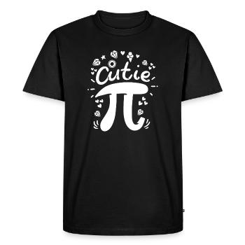 Pi Pi Day Math - Men's Premium Organic T-Shirt - black - Front - Nico (187cm)