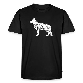 german shepherd - T-shirt Premium bio Homme - noir - Devant - Nico (187cm)