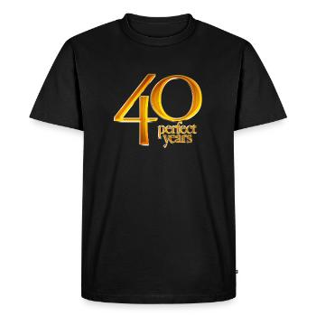 40e anniversaire - T-shirt Premium bio Homme - noir - Devant - Nico (187cm)