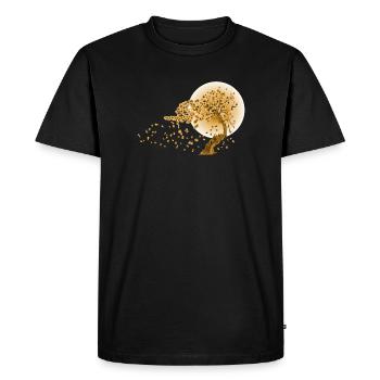 Japonais Mode Style 03 - T-shirt Premium bio Homme - noir - Devant - Nico (187cm)