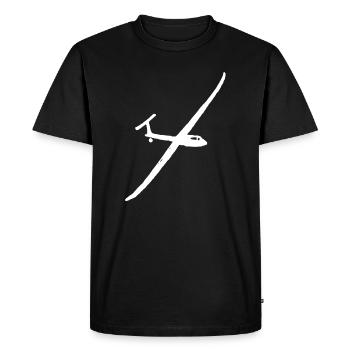 Voile à voile Plané - T-shirt Premium bio Homme - noir - Devant - Nico (187cm)