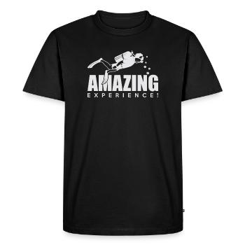 Plongée plongeurs - T-shirt Premium bio Homme - noir - Devant - Nico (187cm)