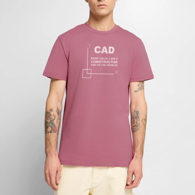 CAD Keep Calm Constructor Engineering Männer Premium Bio T-Shirt