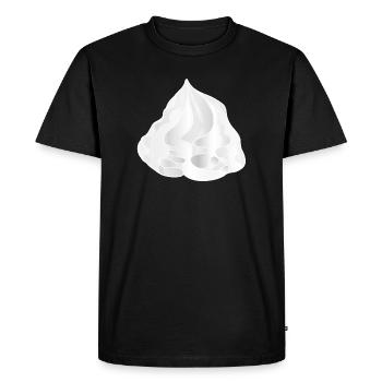 snow-white delicious cream hood for garnissing - Men's Premium Organic T-Shirt - black - Front - Nico (187cm)