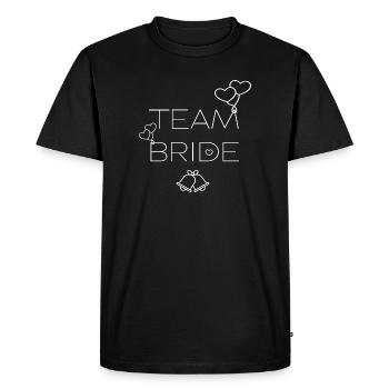 TEAM BRIDE - TEAM BRIDE - Men's Premium Organic T-Shirt - black - Front - Nico (187cm)