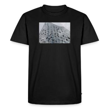 Orchestre philharmonique de l’Elbe avec laveurs de vitres - T-shirt Premium bio Homme - noir - Devant - Nico (187cm)