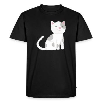 Chat Chats - T-shirt Premium bio Homme - noir - Devant - Nico (187cm)