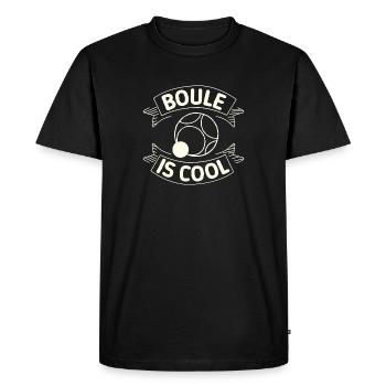 Boule is cool game Petanque Boules Boule ball - Men's Premium Organic T-Shirt - black - Front - Nico (187cm)