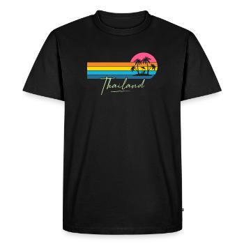 Thaïlande - T-shirt Premium bio Homme - noir - Devant - Nico (187cm)