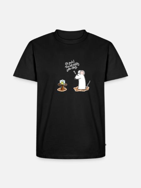 Richtig geiler Stoff - Männer Premium Bio T-Shirt - Schwarz