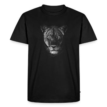 Lioness - Men's Premium Organic T-Shirt - black - Front - Nico (187cm)