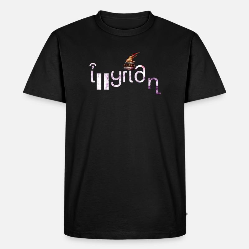 Illyrian - Männer Premium Bio T-Shirt - Schwarz
