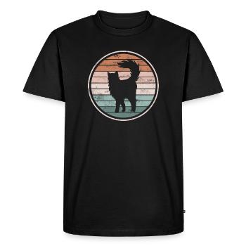 Chats Chats - T-shirt Premium bio Homme - noir - Devant - Nico (187cm)