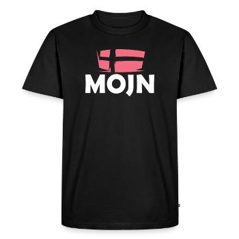 dansk Danemark Symbole Drapeau Drapeau Logo Graphique - T-shirt Premium bio Homme - noir - Devant - Nico (187cm)