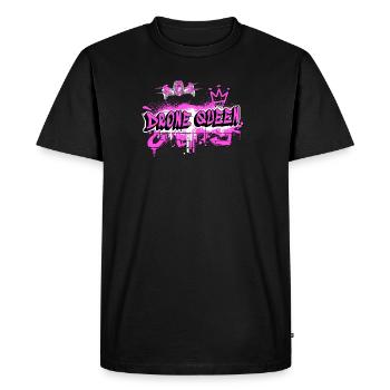 Drones queen design - Men's Premium Organic T-Shirt - black - Front - Nico (187cm)