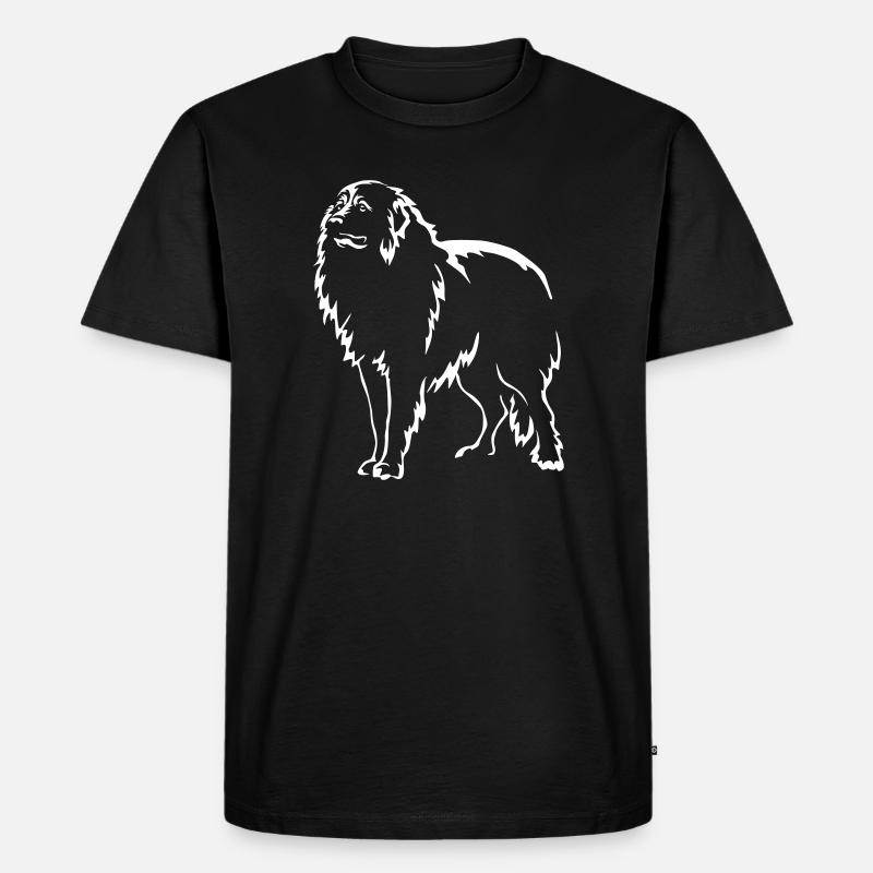 Pyrenäenberghund "Black Edition" - Männer Premium Bio T-Shirt - Schwarz