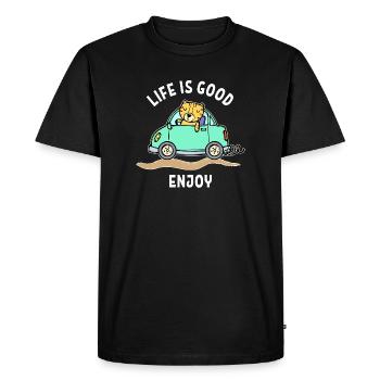 Déclaration de voiture Conducteurs Conduisant des amoureux de voiture - T-shirt Premium bio Homme - noir - Devant - Nico (187cm)