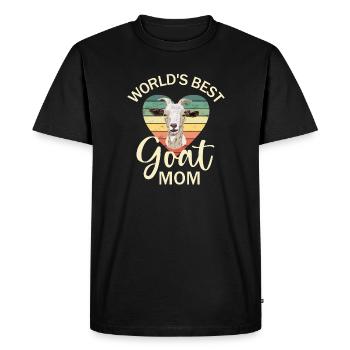 Goat Goat Geiss - Men's Premium Organic T-Shirt - black - Front - Nico (187cm)