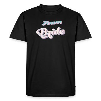Team de la mariée team bride evjf - T-shirt Premium bio Homme - noir - Devant - Nico (187cm)